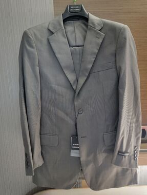 🆕️🕴Alberto Cardinali Milan Paris 2-Piece Suit, Sz 38R/32W - Beige